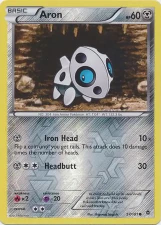 Aron Reverse Holo 57 Normal