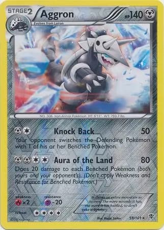 Aggron Reverse Holo 59 Normal