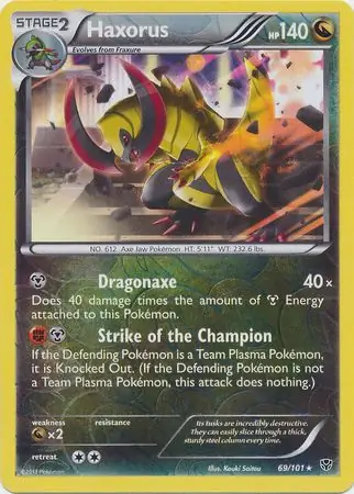 Haxorus Reverse Holo 69 Normal