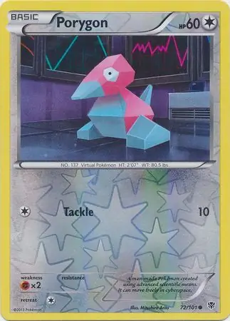 Porygon Reverse Holo 72 Normal