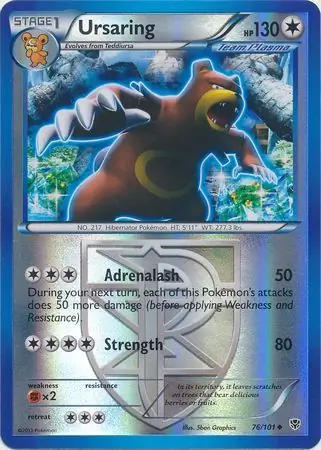 Ursaring Reverse Holo 76 Normal