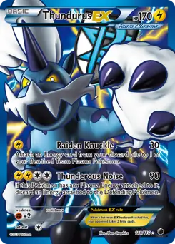 Full Art Thundurus EX 110 Normal