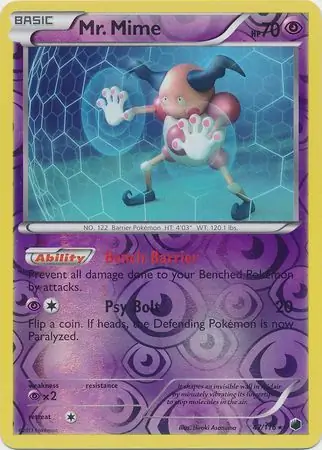Mr. Mime Reverse Holo 47