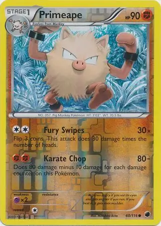 Primeape Reverse Holo 60 Normal