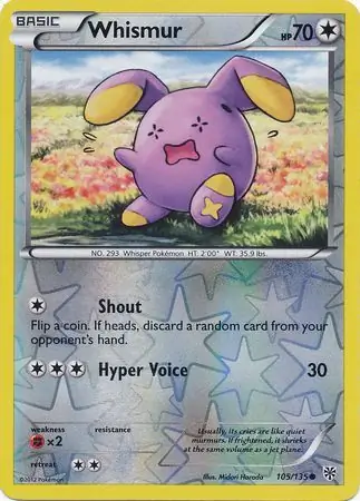 Whismur Reverse Holo 105