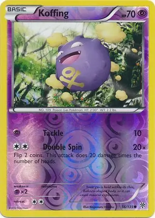 Koffing Reverse Holo 56