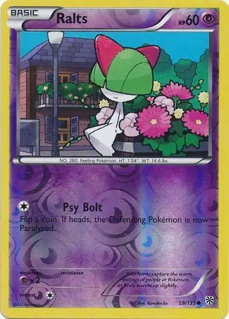 Ralts Reverse Holo 59