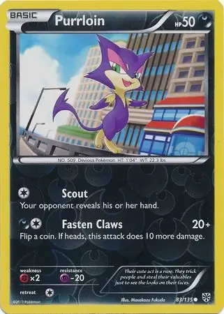 Purrloin Reverse Holo 83