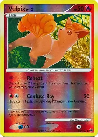 Vulpix Reverse Holo 102 Normal