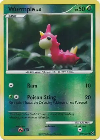 Wurmple Reverse Holo 103 Normal