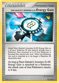 Team Galactic's Invention G-101 Energy Gain 116