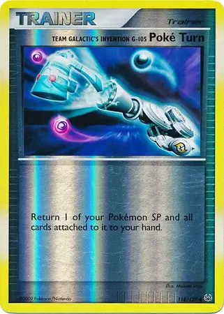 Team Galactic's Invention G-105 Poke Turn Reverse Holo 118