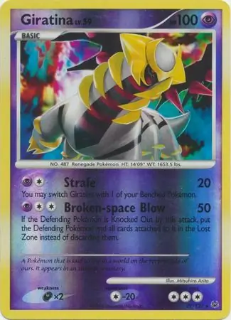 Giratina Lv. 59 Reverse Holo 27 Normal