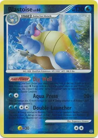 Blastoise Reverse Holo 2 Normal