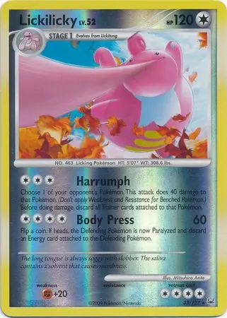 Lickilicky Reverse Holo 33 Normal
