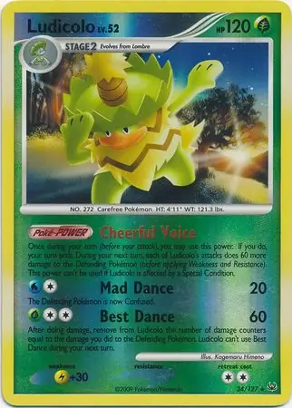 Ludicolo Reverse Holo 34