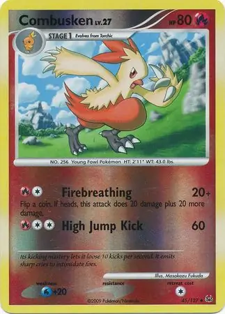 Combusken Reverse Holo 45 Normal