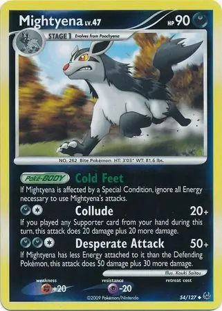 Mightyena Reverse Holo 54 Normal