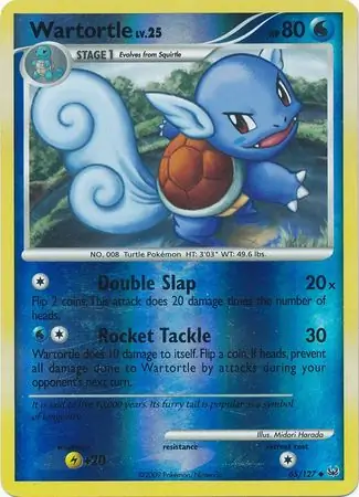 Wartortle Reverse Holo 65