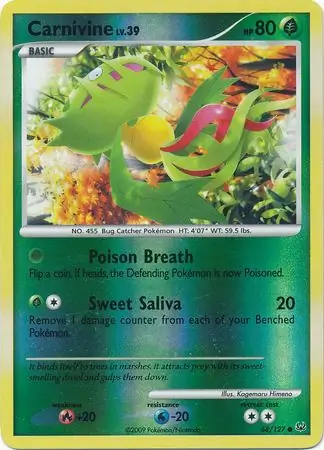 Carnivine Reverse Holo 68