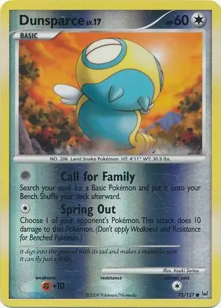 Dunsparce Reverse Holo 73 Normal