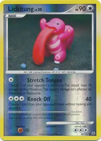 Lickitung Reverse Holo 80 Normal