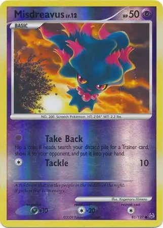Misdreavus Reverse Holo 83 Normal