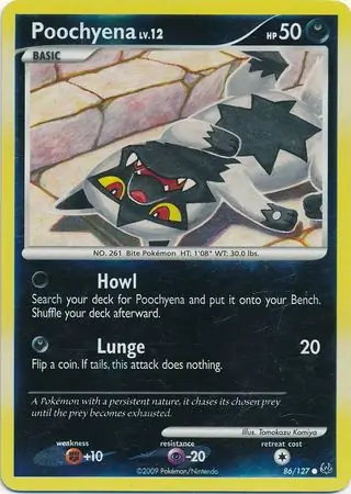 Poochyena Reverse Holo 86