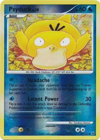 Psyduck Reverse Holo 87 Normal