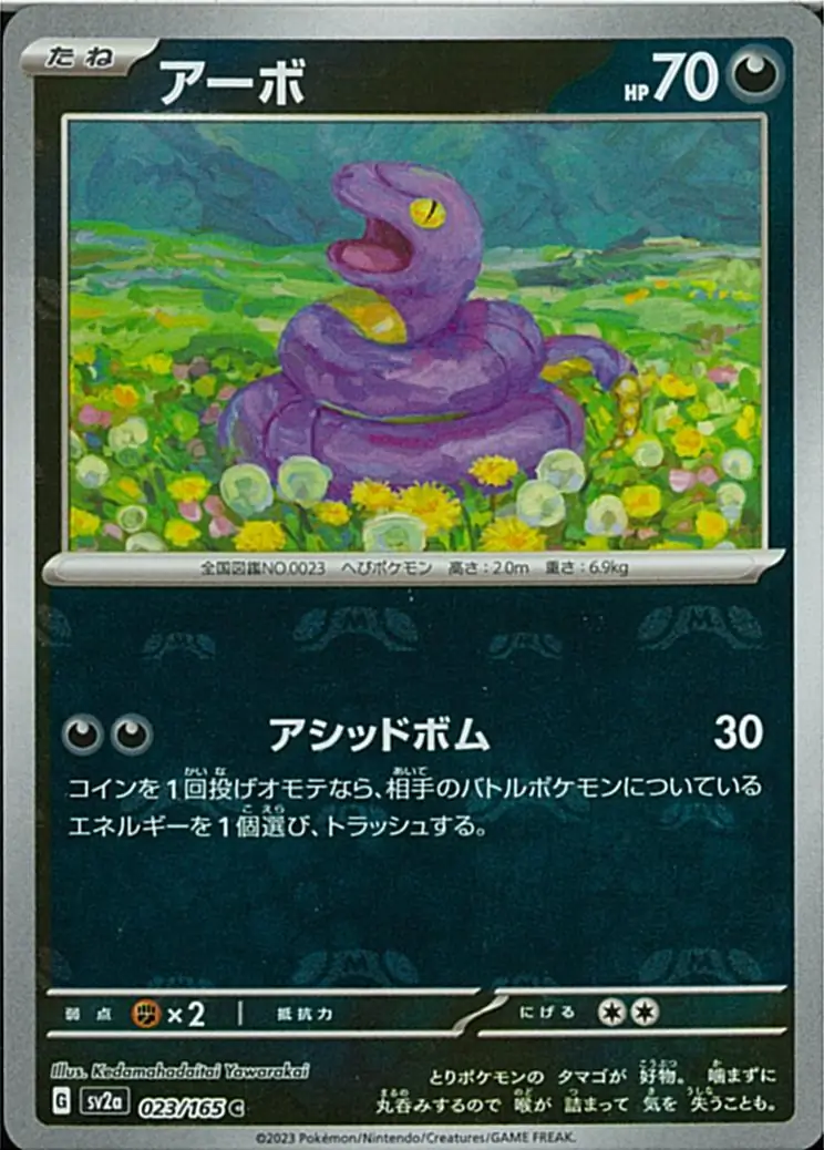 Ekans Master Ball Holo 023