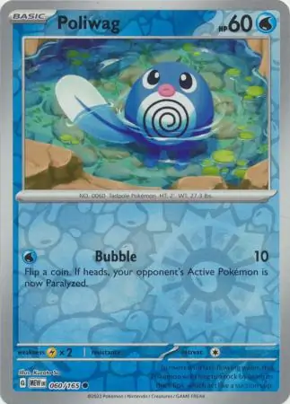 Poliwag Reverse Holo 060