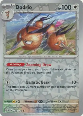 Dodrio Reverse Holo 085