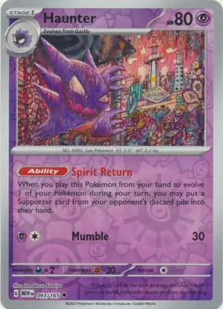 Haunter Reverse Holo 093