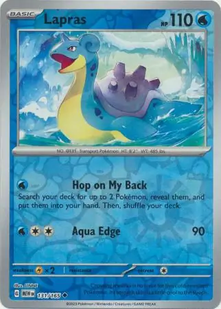 Lapras Reverse Holo 131