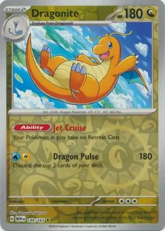 Dragonite Reverse Holo 149