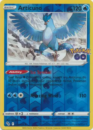 Articuno Reverse Holo 024