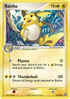 Raichu Holo 12