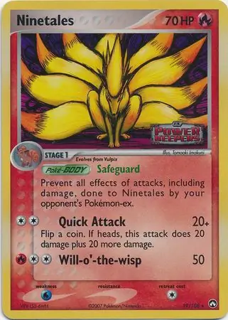Ninetales Reverse Holo 19