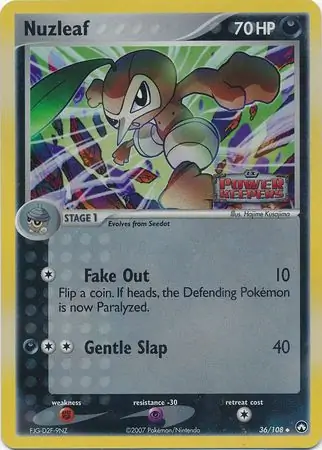Nuzleaf Reverse Holo 36 Normal