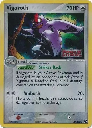 Vigoroth Reverse Holo 41 Normal