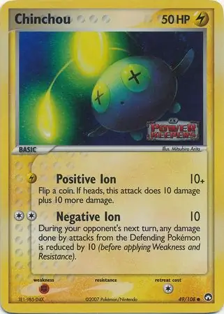 Chinchou Reverse Holo 49