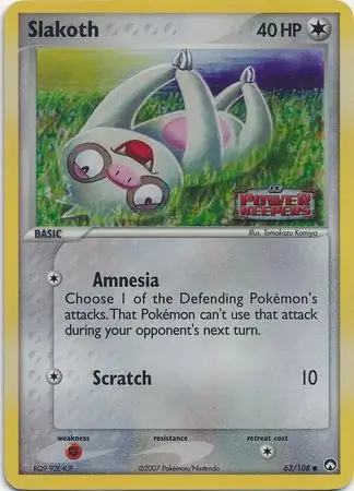 Slakoth Reverse Holo 63 Normal