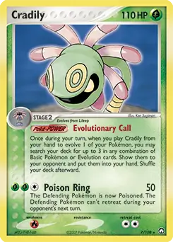 Cradily Holo 7 Normal