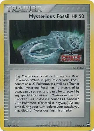 Mysterious Fossil Reverse Holo 85 Normal