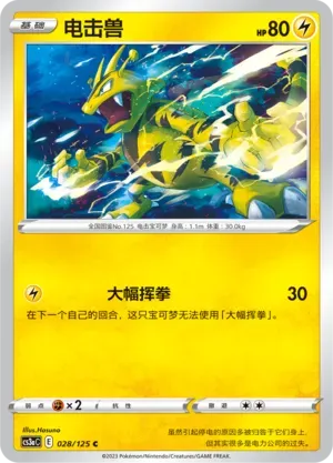 Electabuzz Reverse Holo 028 Normal