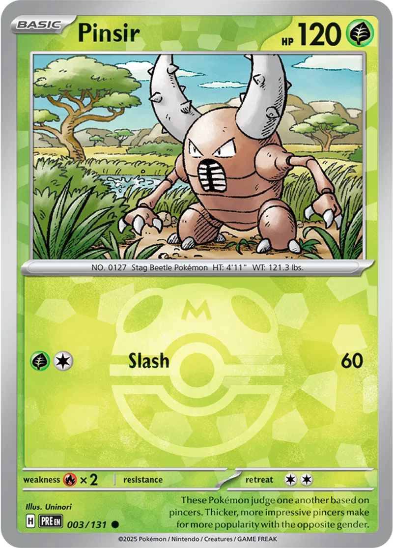 Pinsir Master Ball Holo 3 Normal