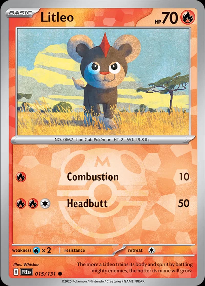 Litleo Master Ball Holo 15