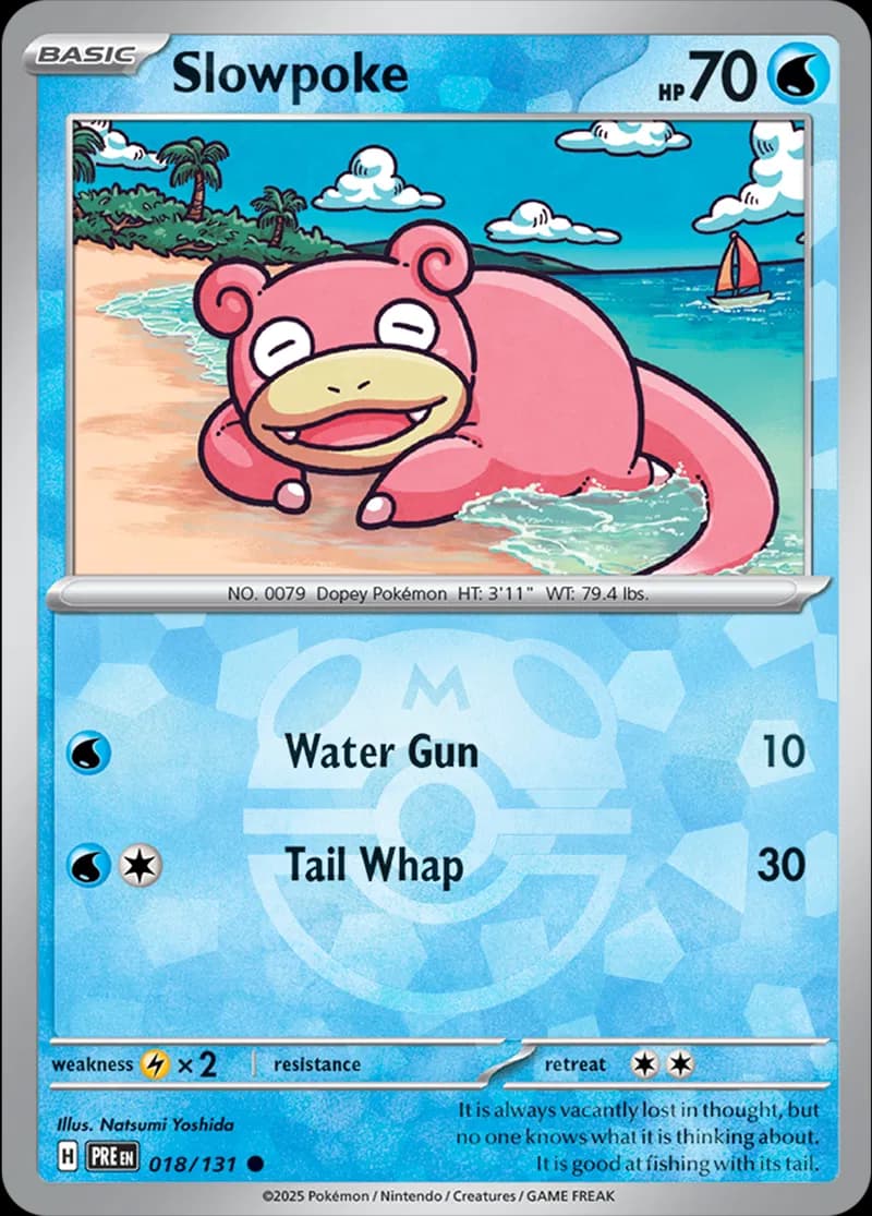 Slowpoke Master Ball Holo 18 Normal