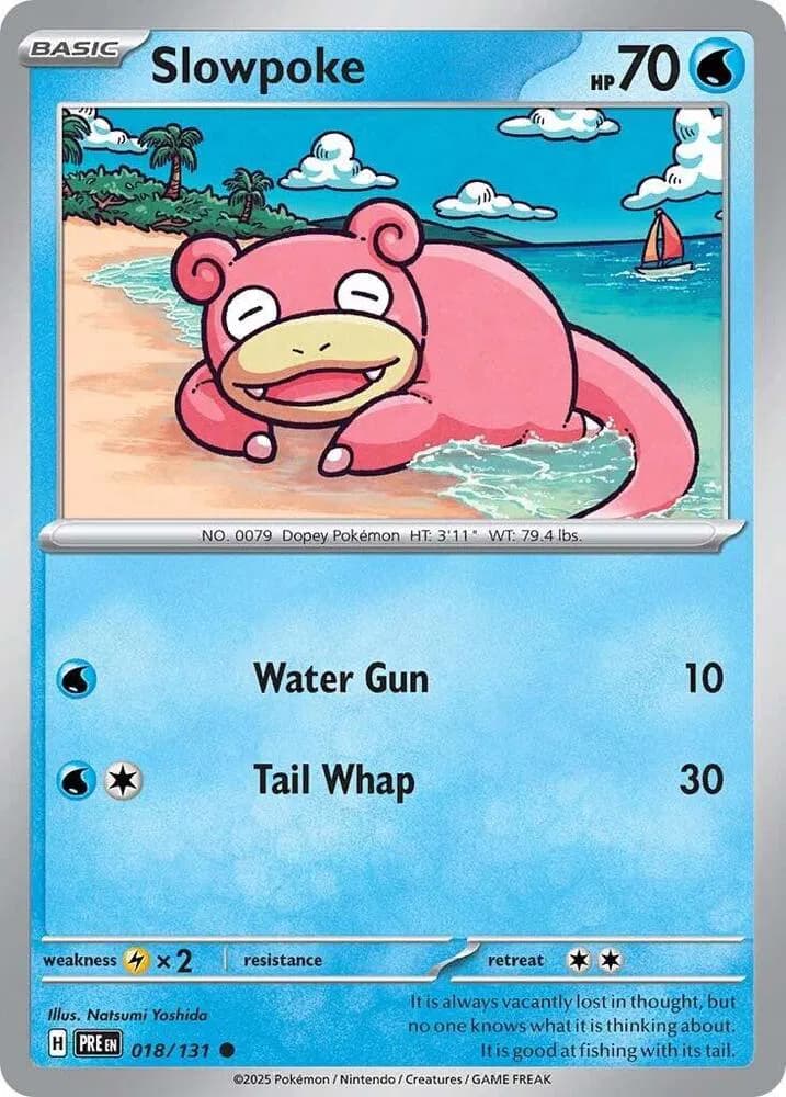 Slowpoke Poke ball Holo 18