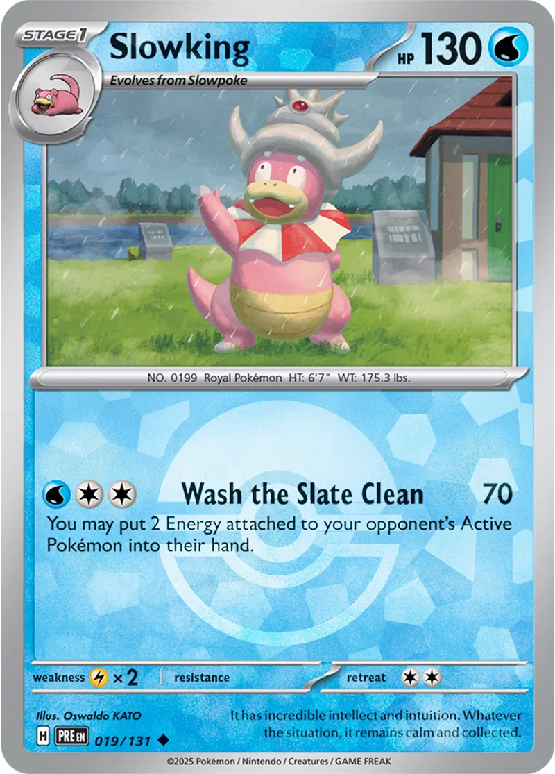Slowking Poke ball Holo 19 Normal